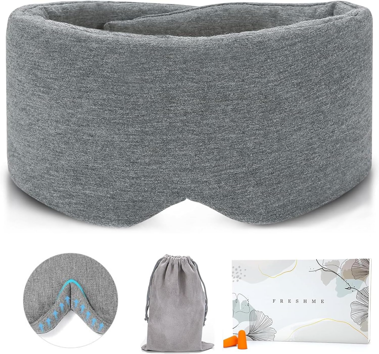 FRESHME Deluxe Cotton Sleep Mask